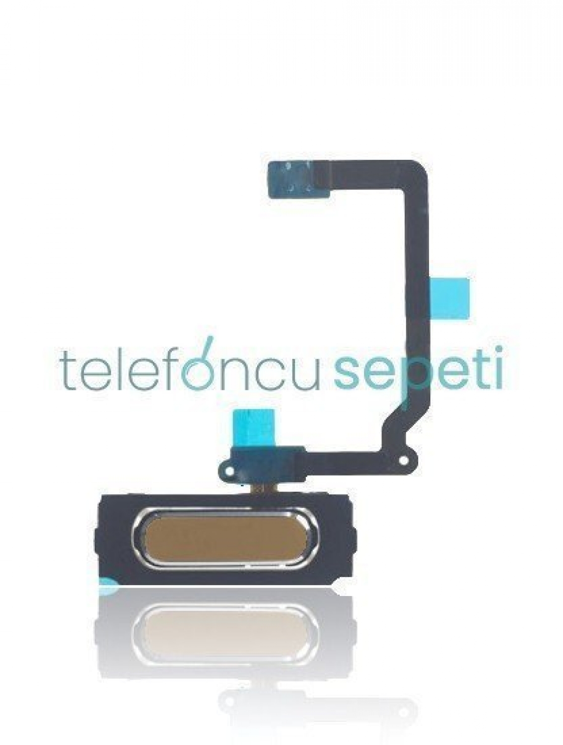 Samsung Galaxy S5 G900 Home Tuş Bordu Filmi Gold