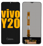 Vivo Y20 Ekran Dokunmatik Siyah Çıtasız A Plus Kalite