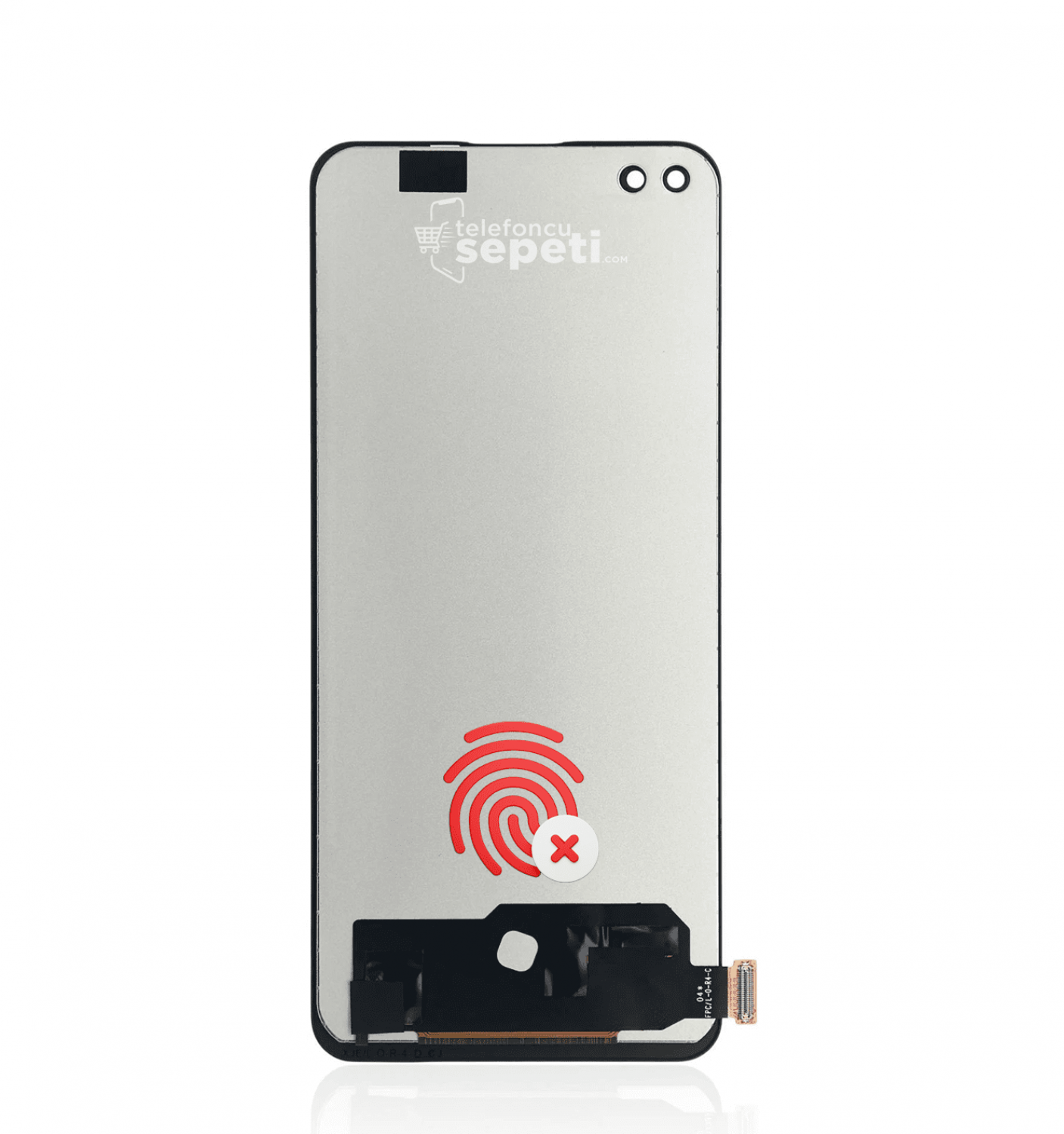 Oppo Reno 4 Ekran Dokunmatik Siyah Çıtasız A Plus Kalite