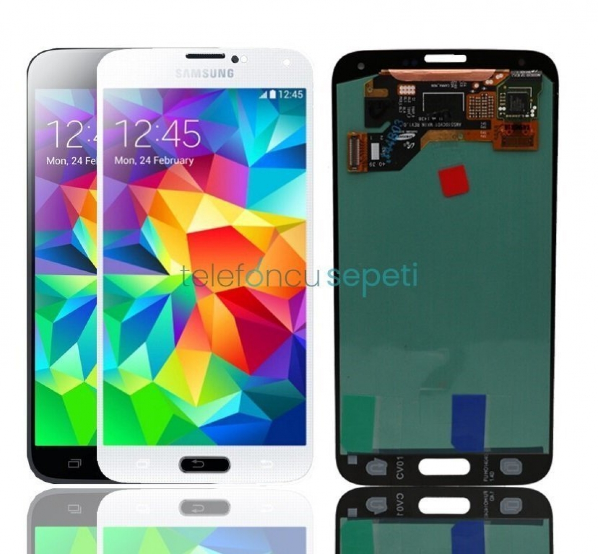 Samsung Galaxy S5 G900 Ekran Dokunmatik Siyah Revize