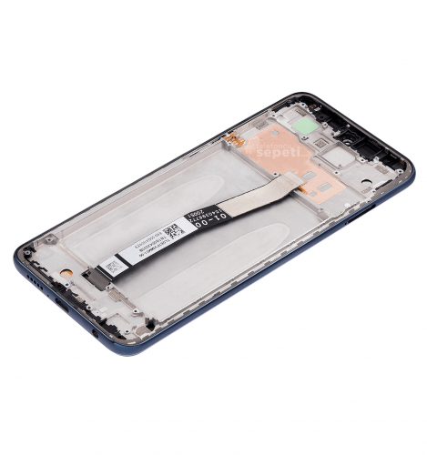 Xiaomi Redmi Note 9s Lcd Ekran Dokunmatik Mavi Çıtalı %100 Orijinal