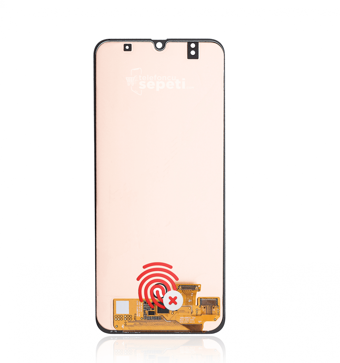 Samsung Galaxy A50 A505 Ekran Dokunmatik Siyah Çıtasız %100 Oled