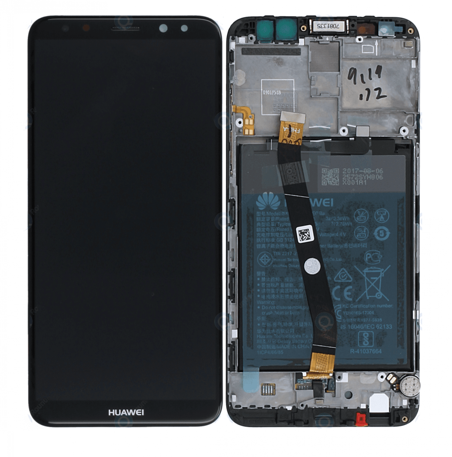 Huawei Mate 10 Lite Ekran Dokunmatik Siyah Bataryalı Orjinal