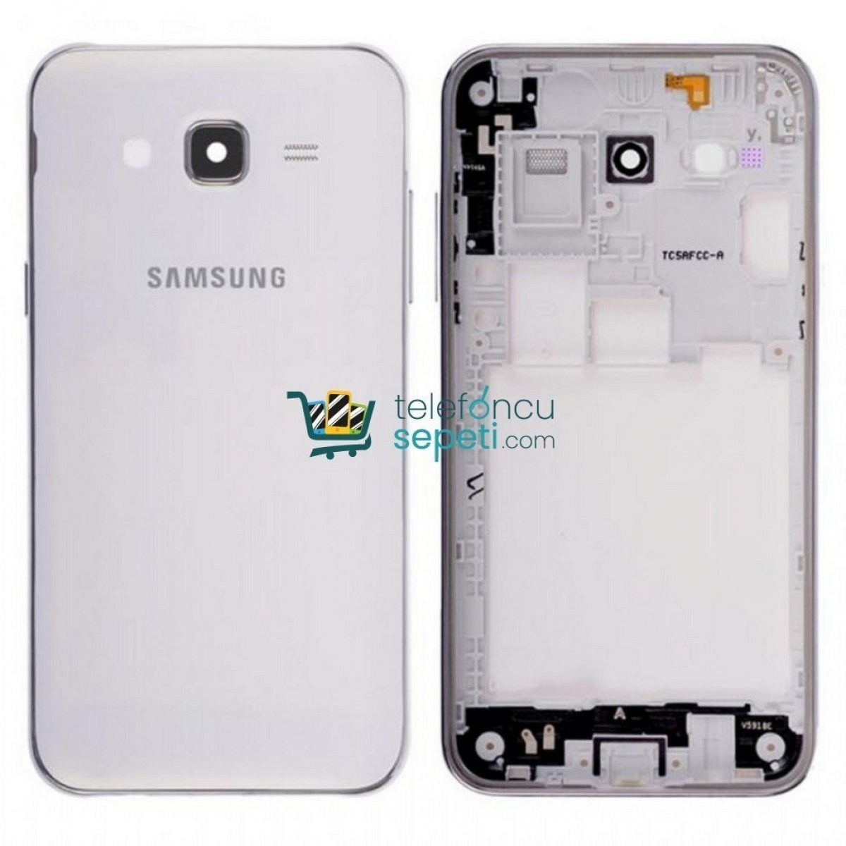 Samsung Galaxy J5 J500 Kasa Kapak Beyaz No Duos