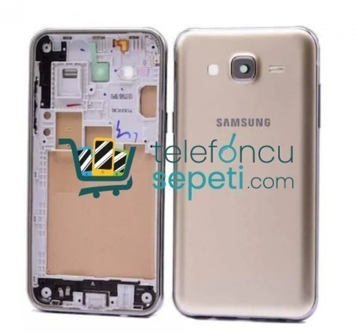 Samsung Galaxy J5 J500 Kasa Kapak Gold No Duos