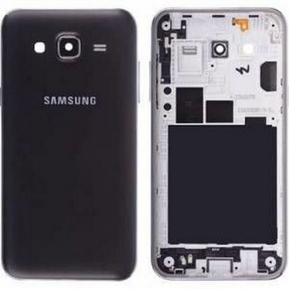 Samsung Galaxy J5 J500 Kasa Kapak Siyah Duos