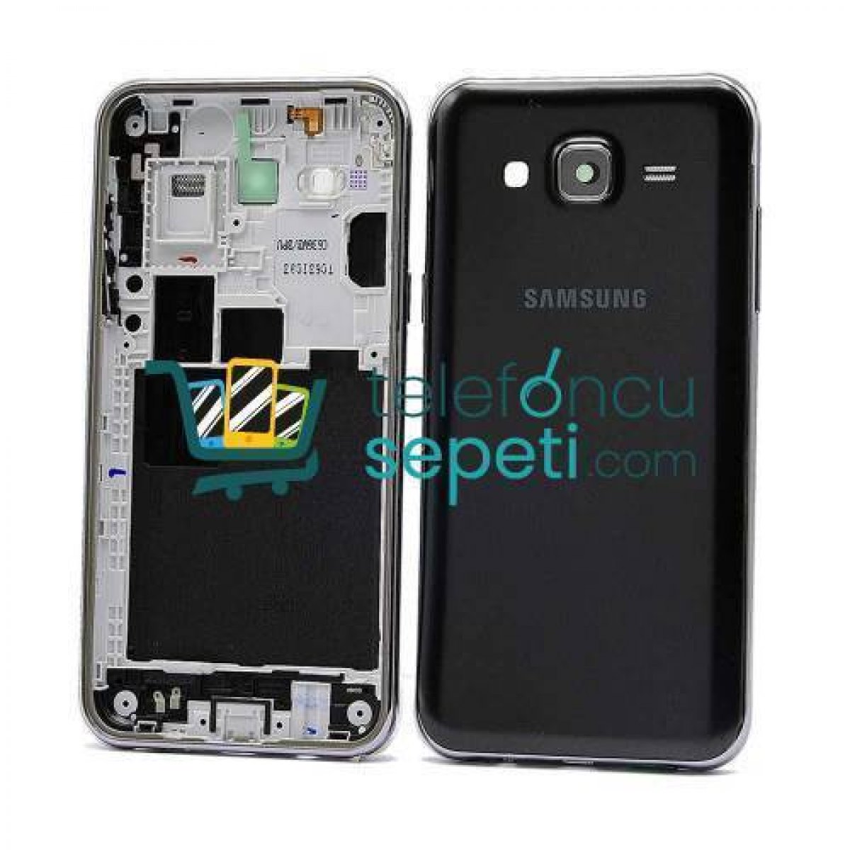 Samsung Galaxy J5 J500 Kasa Kapak Siyah No Duos