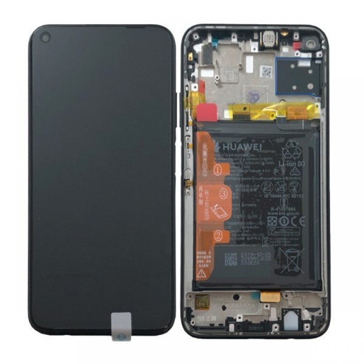 Huawei P40 Lite Ekran Dokunmatik Siyah Bataryalı Orijinal