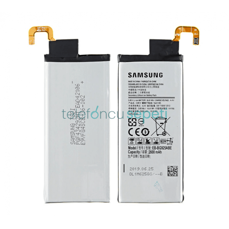 Samsung Galaxy S6 Edge G925 Batarya Pil Orjinal
