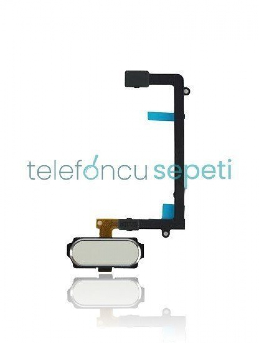 Samsung Galaxy S6 Edge G925 Home Tuş Bordu Filmi Beyaz