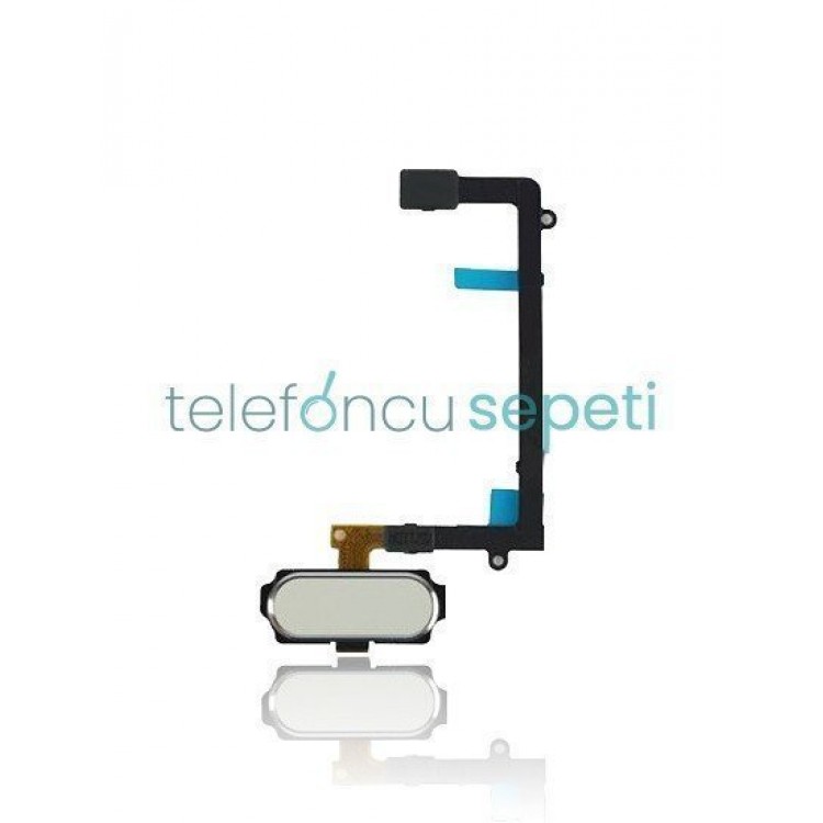 Samsung Galaxy S6 Edge G925 Home Tuş Bordu Filmi Beyaz