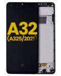 Samsung Galaxy A32 A325 Ekran Dokunmatik Siyah Çıtalı Orjinal %100 Servis Ürün