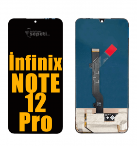 İnfinix Note 12 Pro Ekran Dokunmatik Siyah Çıtasız A Plus Kalite