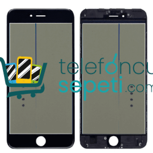 iPhone 6s Plus Lens Ocalı Çıtalı Polarizeli Siyah