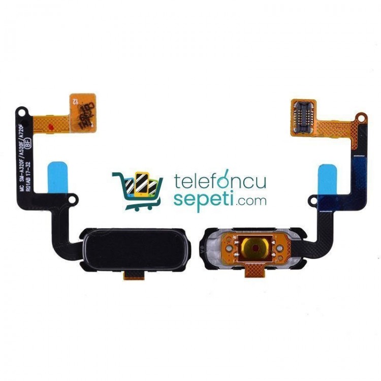Samsung Galaxy A520 Home Tuş Bordu Filmi Siyah