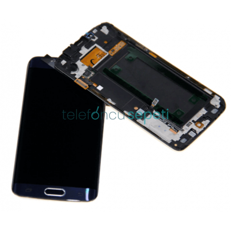Samsung Galaxy S6 Edge G925 Ekran Dokunmatik Siyah Orjinal Revize