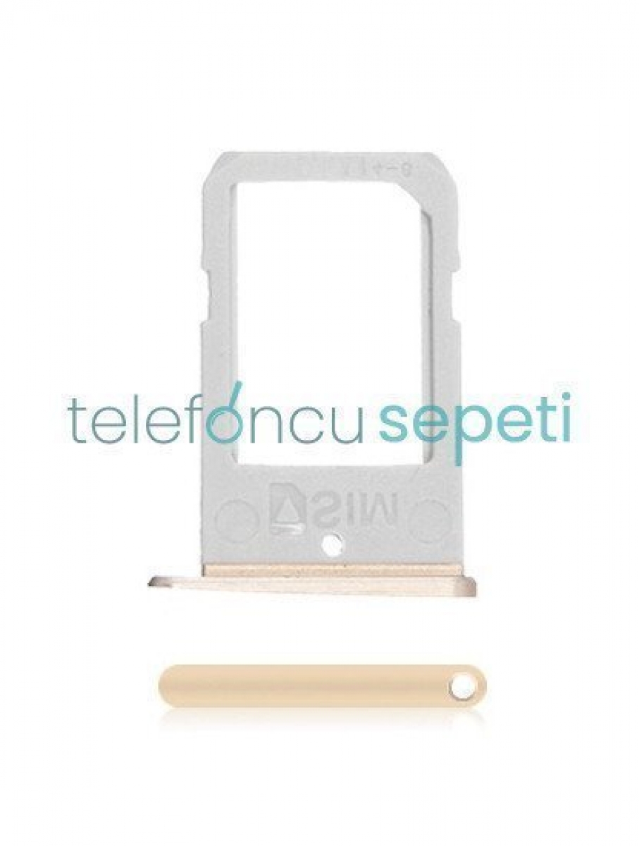 Samsung Galaxy S6 Edge G925 Sim Kart Tepsisi Gold