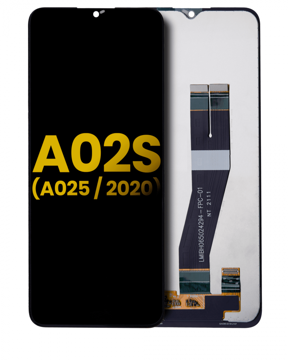 Samsung Galaxy A02S A025 Ekran Dokunmatik Siyah Çıtasız Orijinal
