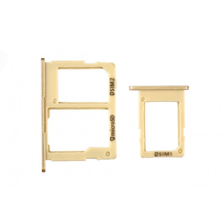 Samsung Galaxy J5 Prime G570 Sim Kart Tepsisi Gold Çift