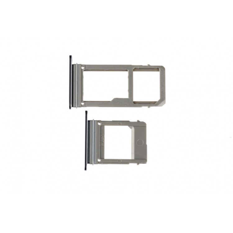 Samsung Galaxy A520 Sim Kart Tepsisi Siyah Çift