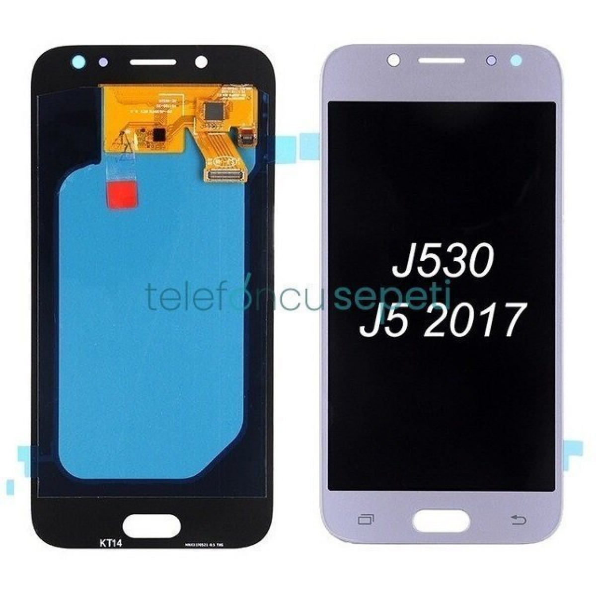 Samsung Galaxy J5 Pro 2017 J530 Ekran Dokunmatik Gümüş Oled Üstün Kalite