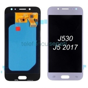 Samsung Galaxy J5 Pro 2017 J530 Ekran Dokunmatik Gümüş Oled Üstün Kalite