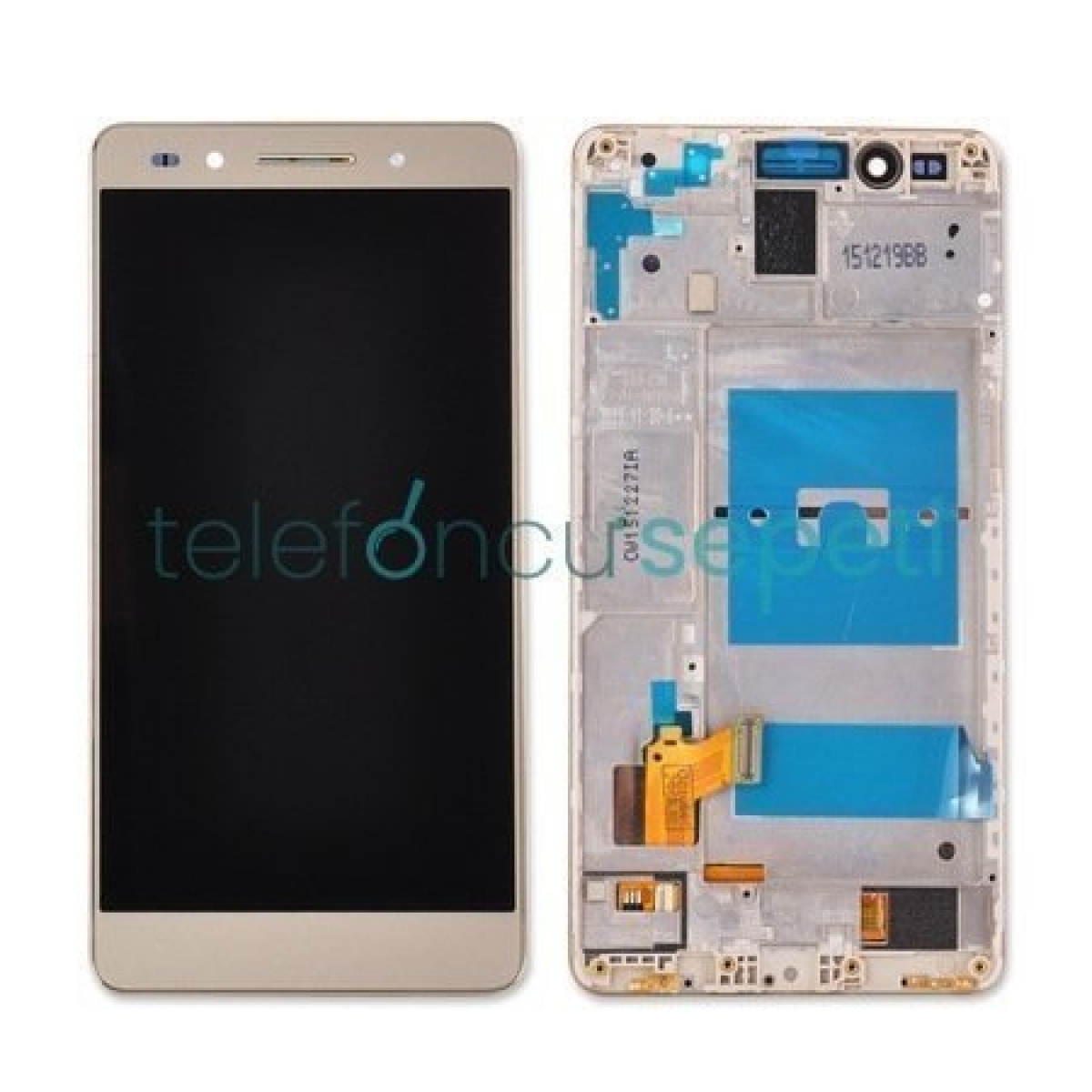 Huawei Honor 7 Ekran Dokunmatik Gold Çıtalı