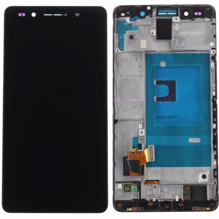 Huawei Honor 7 Ekran Dokunmatik Siyah Çıtalı