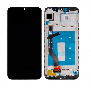 Huawei Y7 2019 Ekran Dokunmatik Siyah Çıtalı A Plus Kalite