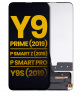 Huawei Y9 Prime 2019 Ekran Dokunmatik Siyah Çıtasız Orjinal