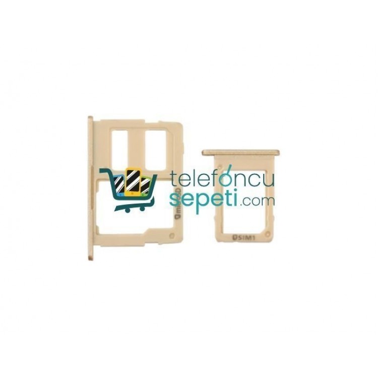 Samsung Galaxy J5 Pro 2017 J530 Sim Kart Tepsisi Gold Çift