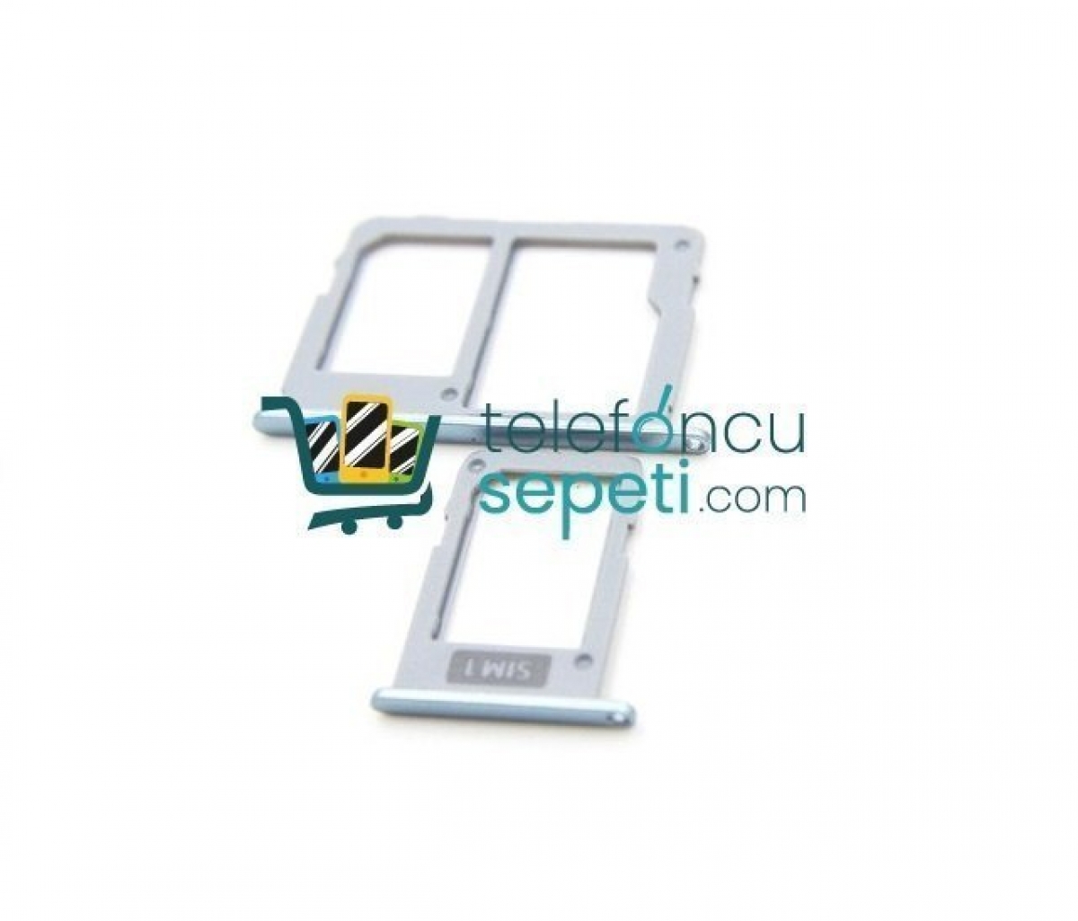 Samsung Galaxy J5 Pro 2017 J530 Sim Kart Tepsisi Silver Çift