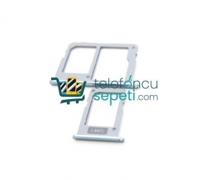 Samsung Galaxy J5 Pro 2017 J530 Sim Kart Tepsisi Silver Çift