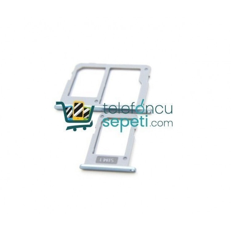 Samsung Galaxy J5 Pro 2017 J530 Sim Kart Tepsisi Silver Çift