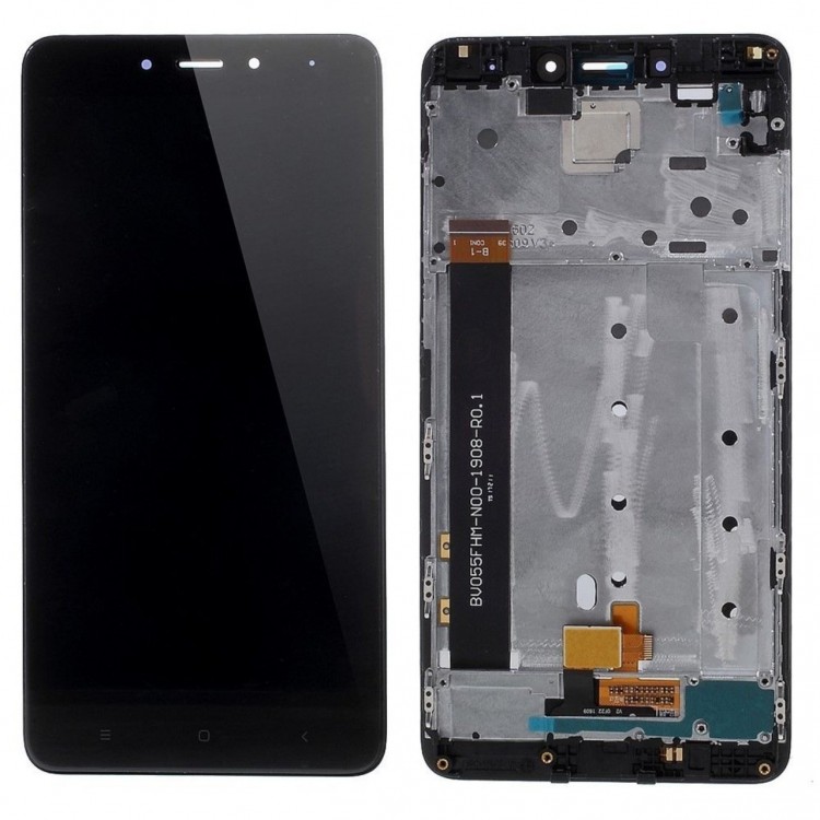 Xiaomi Redmi Note 4 Ekran Dokunmatik Siyah Çıtalı