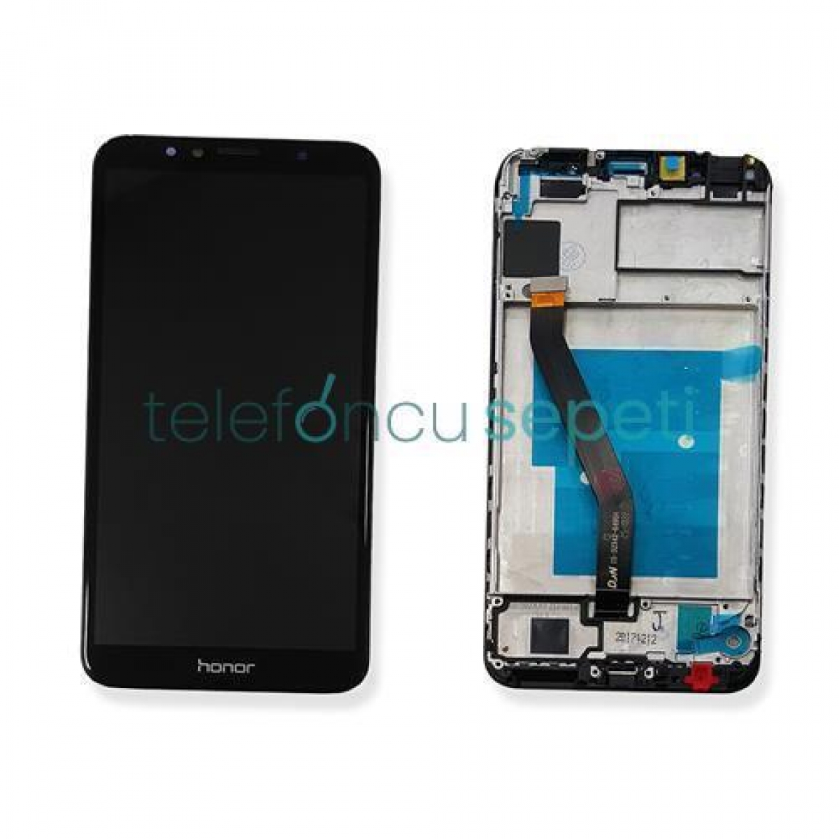 Huawei Honor 7a Dokunmatik Siyah Çıtalı Ekran Huawei Honor 7a Dokunmatik Siyah Çıtalı Ekran