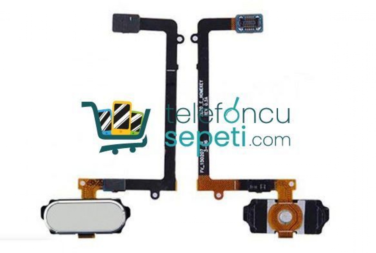 Samsung Galaxy S6 G920 Home Tuş Bordu Filmi Beyaz