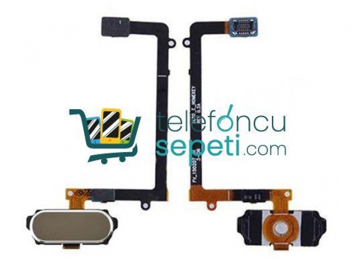 Samsung Galaxy S6 G920 Home Tuş Bordu Filmi Gold
