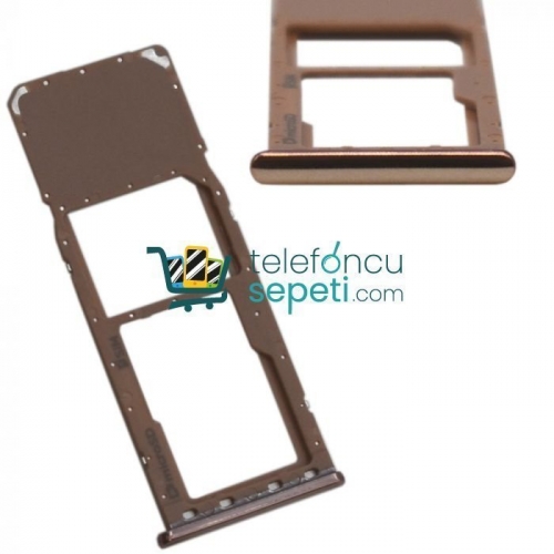 Samsung Galaxy A7 2018 A750 Sim Kart Tepsisi Gold