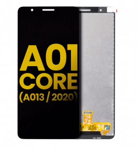 Samsung Galaxy A01 Core A013 Ekran Dokunmatik Siyah Çıtasız Orijinal