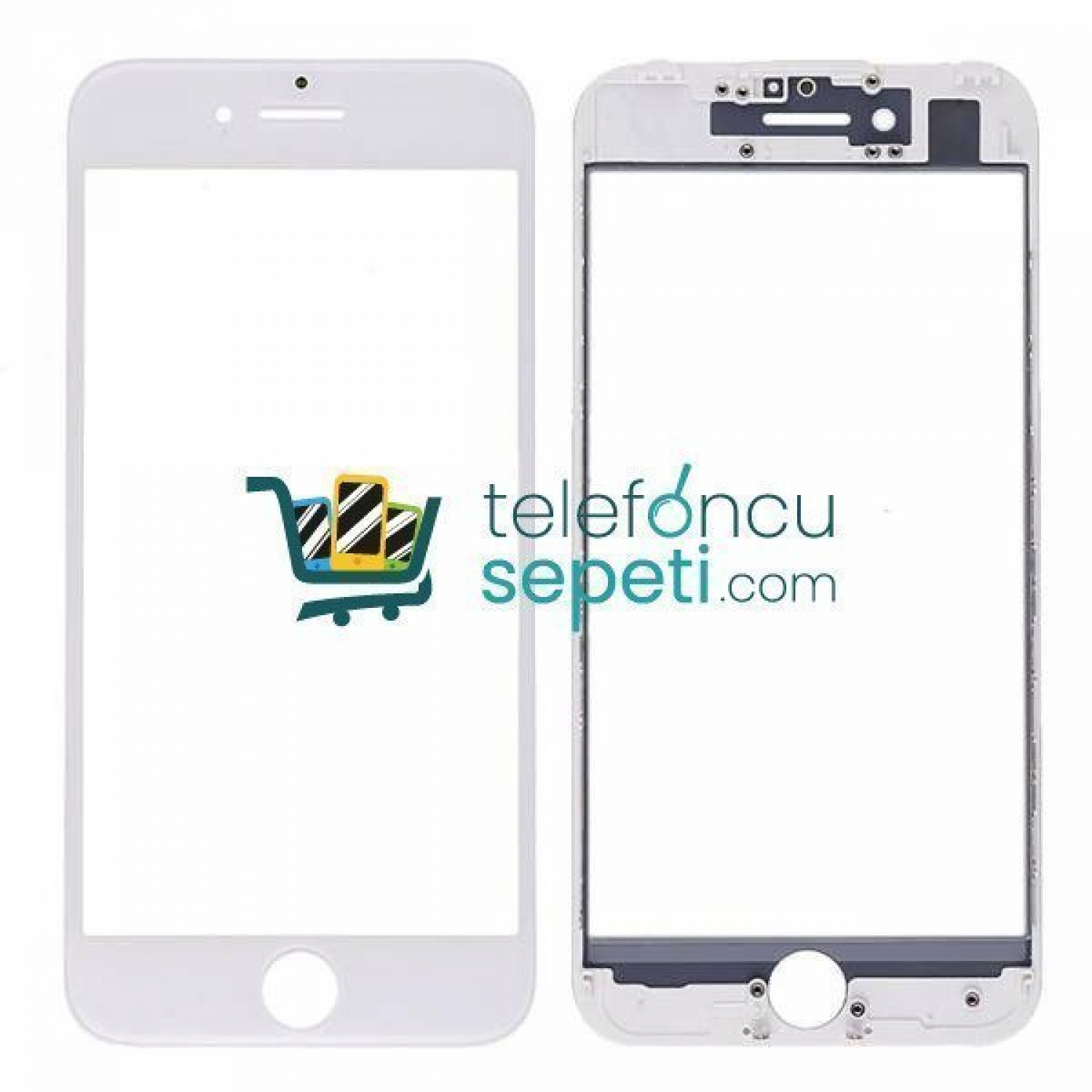 iPhone 7 Lens Ocalı Çıtalı Beyaz iPhone 7 Lens Ocalı Çıtalı Beyaz