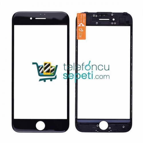 iPhone 7 Lens Ocalı Çıtalı Siyah