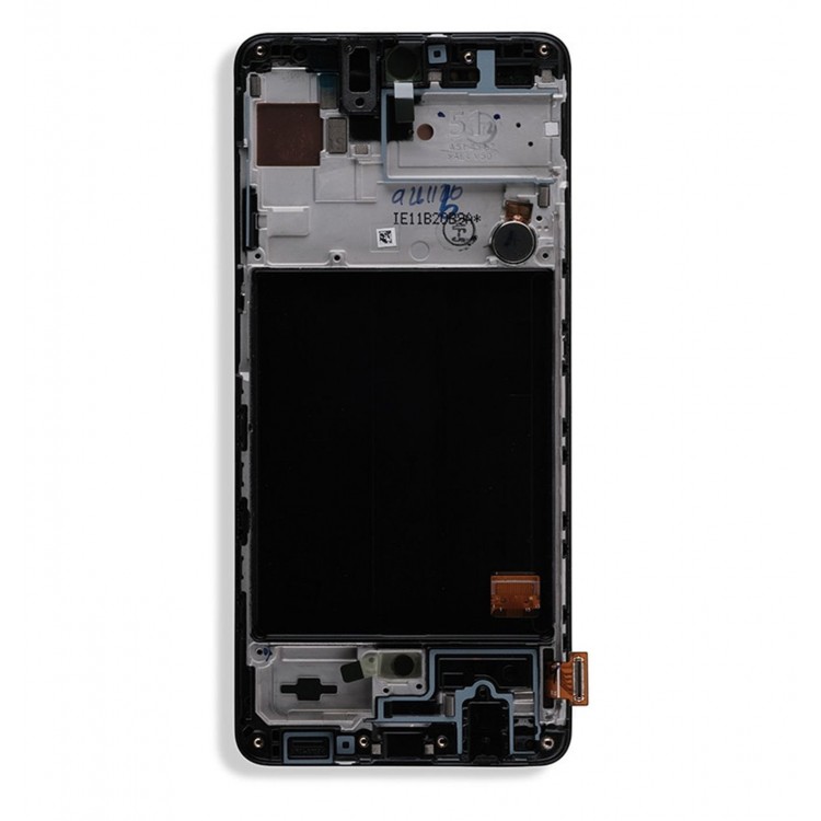 Samsung Galaxy A51 A515 Ekran Dokunmatik Siyah Çıtalı %100 Orjinal Servis Ürün