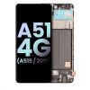 Samsung Galaxy A51 A515 Ekran Dokunmatik Siyah Çıtalı Orjinal Servis