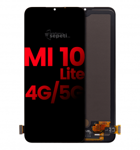 Xiaomi Mi 10 Lite Ekran Dokunmatik Siyah Çıtasız %100 Orijinal