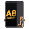 Samsung Galaxy A8 2018 A530 Ekran Dokunmatik Siyah Oled Üstün Kalite Çıtasız