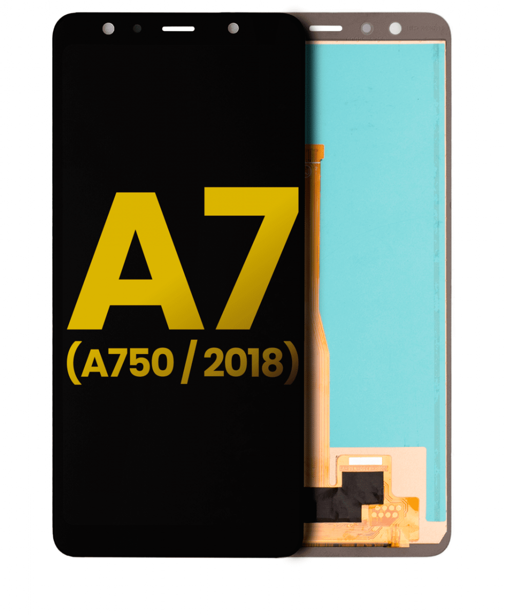 Samsung Galaxy A7 2018 A750 Ekran Dokunmatik Siyah %100 Oled