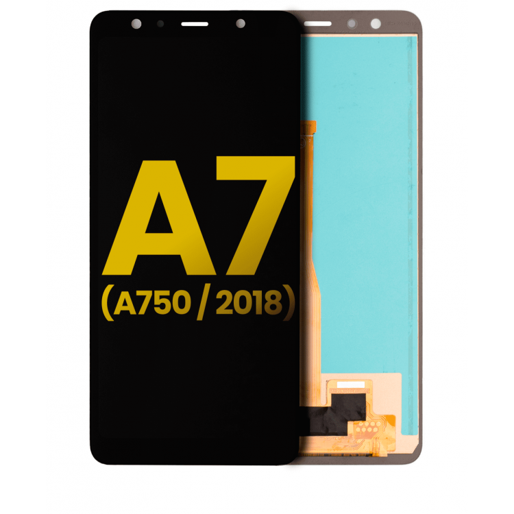 Samsung Galaxy A7 2018 A750 Ekran Dokunmatik Siyah Oled