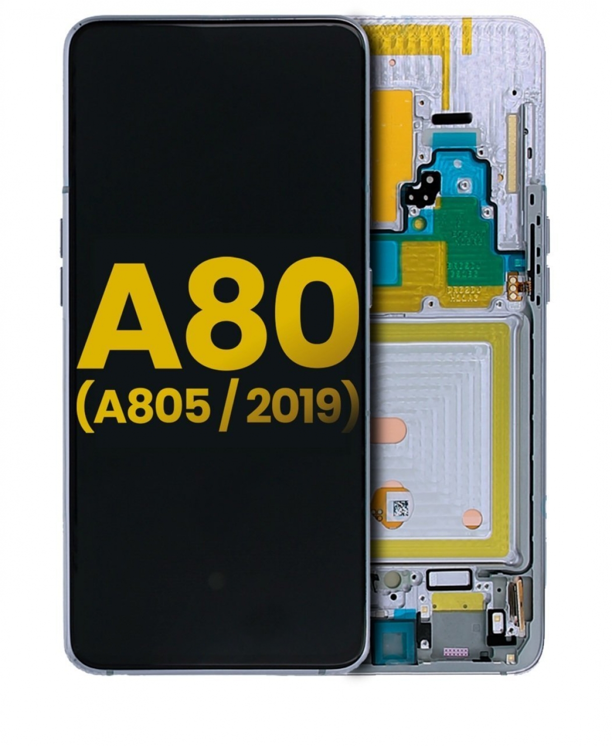 Samsung Galaxy A80 A805 Ekran Dokunmatik Gold Çıtalı Orjinal Servis