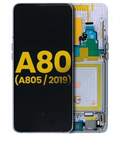 Samsung Galaxy A80 A805 Ekran Dokunmatik Gold Çıtalı Orjinal Servis